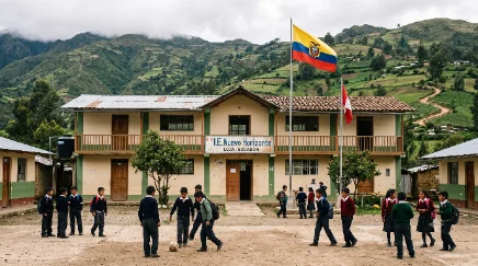 Fachada del I.E. Nuevo Horizonte
